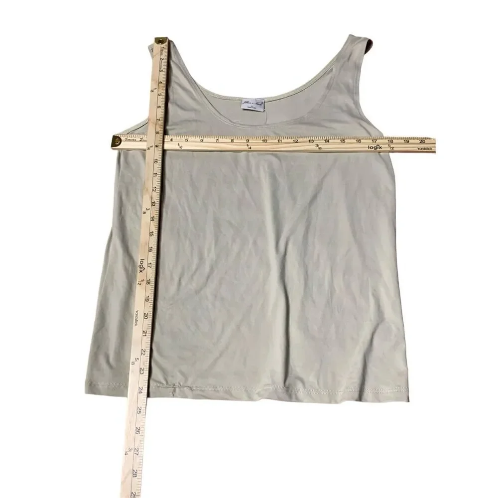 NEW WITH TAGS WOMEN Lillian Nicole Womens tan Round Neck Stretch Pullover Tank T_6